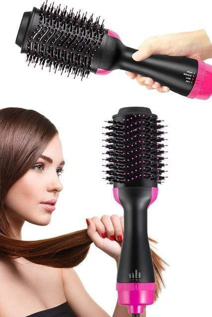 فرشاة الشعر الحرارية الاحترافية 3 في 1 اصلي✅🌟