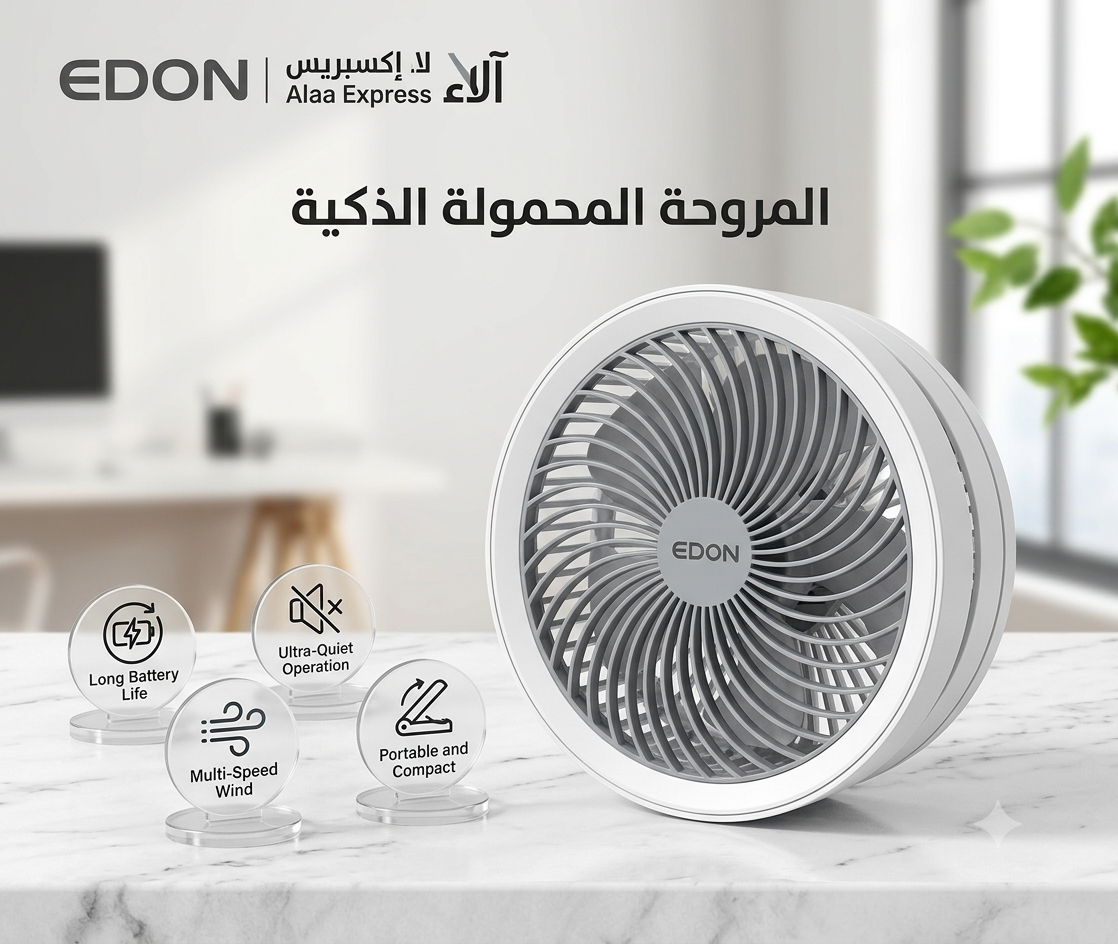 مروحة المحمولة الذكية